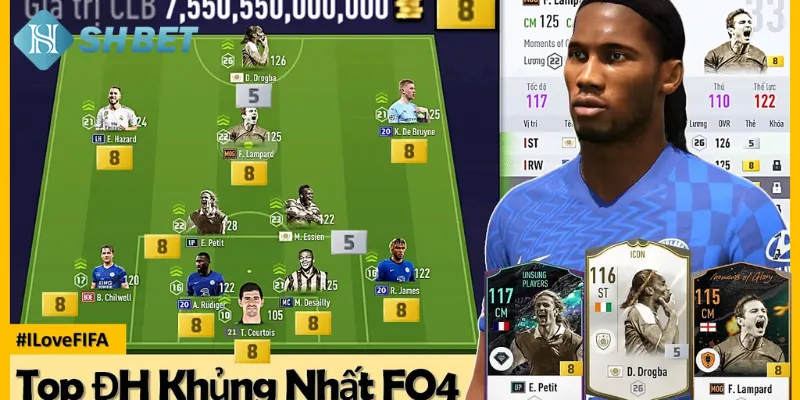Các đội hình tùy theo mức giá để xây dựng đội hình mạnh trong FIFA
